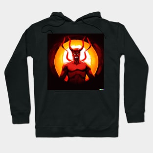 Satan stickers Hoodie